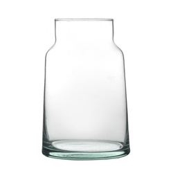 Szklany wazon W-702B1 H:25cm D:14,5cm SALE