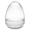 Szklane terrarium jajko W-694A+W-694A/I H:21,5cm D:15,8cm