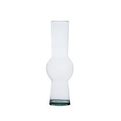 Szklany wazon W-627A H:29cm D:10cm