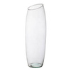 Szklany wazon W-213C skos H:41cm D:13,5cm SALE