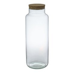 Szklany wazon słój W-395L+korek H:50cm D:19cm