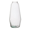 Szklany wazon W-685A optyk H:30cm D:14cm