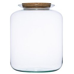 Szklany wazon słój W-524F+korek H:45cm D:35cm