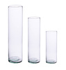 Zestaw szklanych Cylindrów 50x12, 40x10, 30x8,6cm