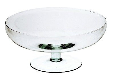 Szklany wazon koniak KK-10B H:13cm D:25cm