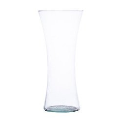 Szklany wazon klepsydra W-55G H:24cm D:14cm