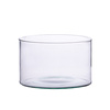 Szklany wazon cylinder H:14cm D:19cm