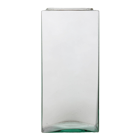 Wazon szklany kwadratowy KW-3 H:25cm D:11,5 OUTLET