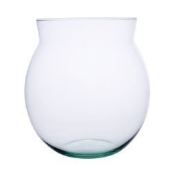 Szklany wazon W-510 H:20cm D:17,5cm
