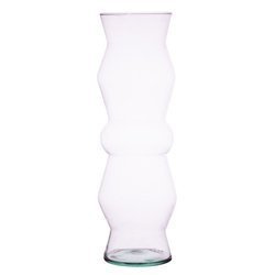 Szklany wazon W-370A H:50cm D:18cm
