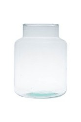 Szklany wazon słój H:25cm D:19cm W-395C1 OUTLET