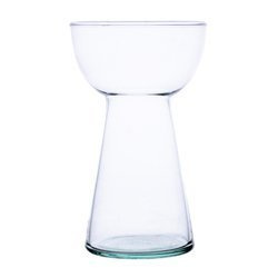 Szklany wazon W-183 H:16cm D:9,6cm