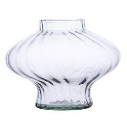 Szklany wazon znicz K-015 optyk H:20cm D:11cm