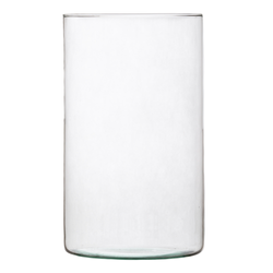 Szklany wazon cylinder S-45/E H:25cm D:15cm