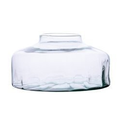 Szklany wazon WL-101 H:10cm D:22,1cm