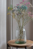Ryflowany wazon szklany W-702B H:20cm D:14,5cm