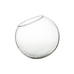 Szklany wazon kula D-20MD H:17cm D:20cm