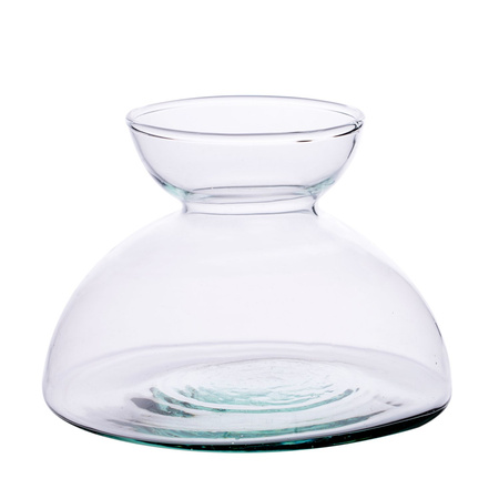 Szklany wazon WL-92 H:9,5cm D:13,5cm