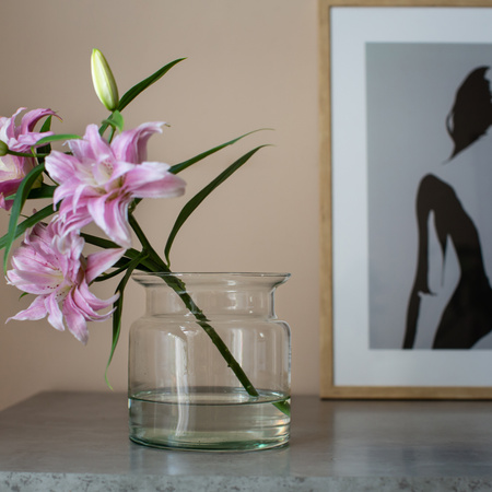 Szklany wazon słój MIA H:15cm D:15cm