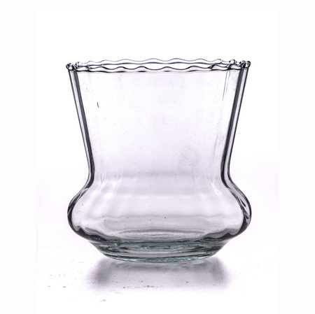 Szklany wazon WD-11B H:10cm D:9,5cm
