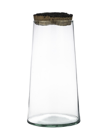 Szklane terrarium W-667 H:30cm D:16cm + kora lita