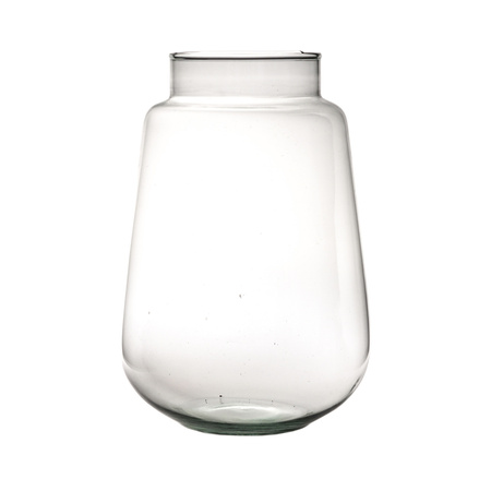 Szklany wazon W-699 H:25cm D:17cm