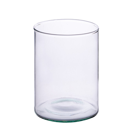 Szklany wazon cylinder H:28cm D:19cm