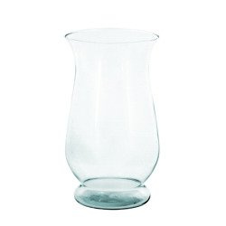 Szklany wazon W-303A H:30cm D:16,8cm