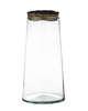 Szklane terrarium W-667 H:30cm D:16cm + kora lita