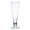 Szklany wazon na stopie W-150 H:29cm D:12,5cm