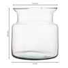 Wazon Słój W-332E H:12,5cm D:12cm 