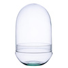Szklane terrarium jajko W-527A+W-527 H:30cm D:18,5cm  OUTLET