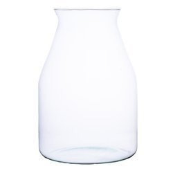 Szklany wazon W-537D H:35cm D:24cm