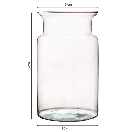 Szklany wazon słój MIA H:25cm D:15cm