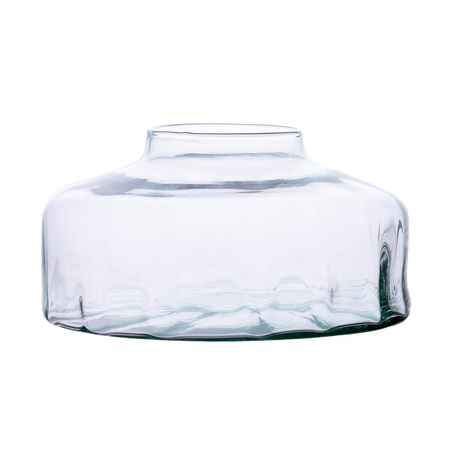 Szklany wazon WL-101 H:10cm D:22,1cm