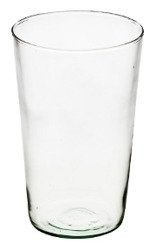 Szklany wazon W-106 H:19cm D:11,4 cm