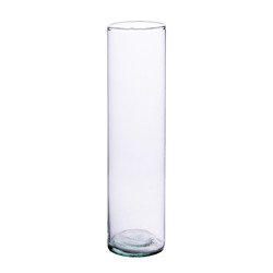 Szklany wazon cylinder H:40cm D:8,6cm