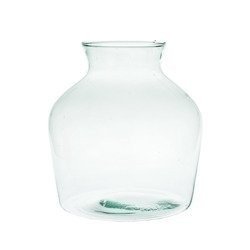 Szklany wazon słój W-492C H:20cm D:16,5cm