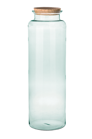 Szklany wazon W-332M2+korek H:70cm D:22cm
