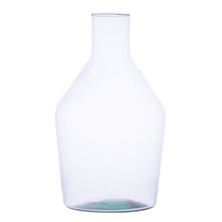 Szklany wazon butelka W-545B H:30,5cm D:18cm 