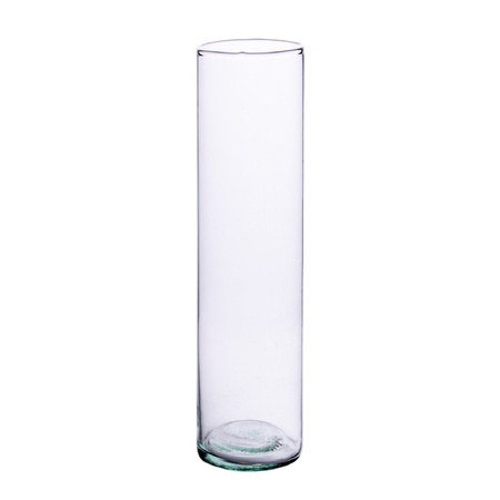 Szklany wazon cylinder H:18cm D:6,5cm