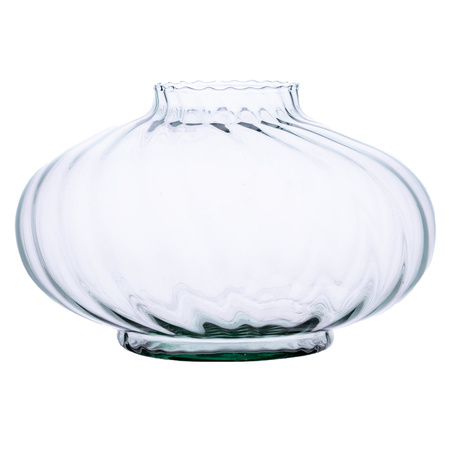 Szklany wazon znicz UFO/W optyk H:22cm D:30cm