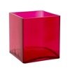 Akrylowy kwadrat różowy  12x12cm